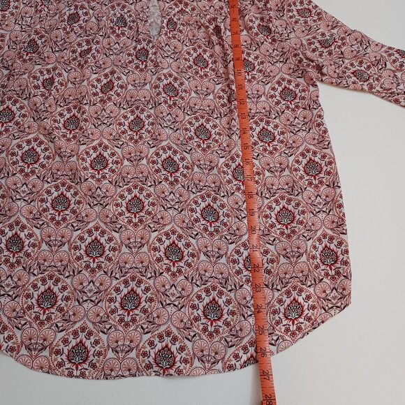 Women's Loft long sleeve paisley top with 1 sm flaw (see description) Size Large - Picture 8 of 9